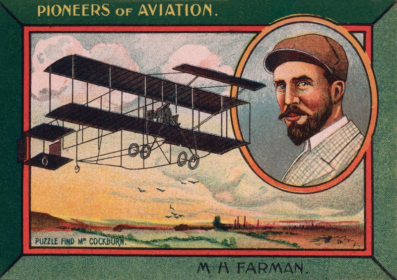 Henri Farman, Anglo-Franse luchtvaartpionier, vliegtuigontwerper en fabrikant door English School