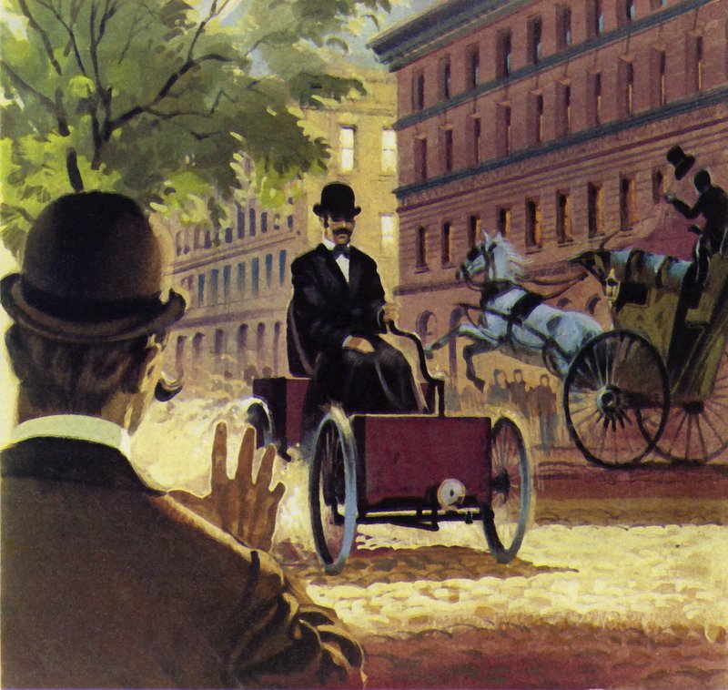Henry Ford produceerde zijn eerste handgemaakte auto in 1892 door English School