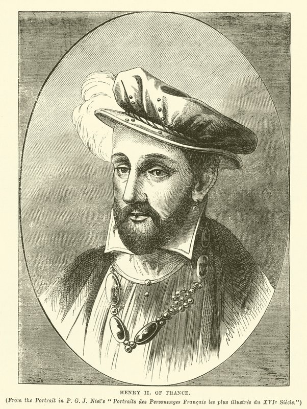 Hendrik II van Frankrijk door English School