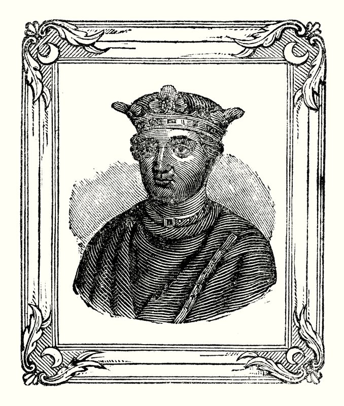 Hendrik II werd geboren in 1131, gekroond in 1154, en stierf in 1189 door English School