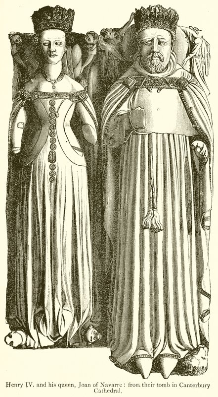 Hendrik IV en zijn Koningin, Jeanne van Navarra door English School