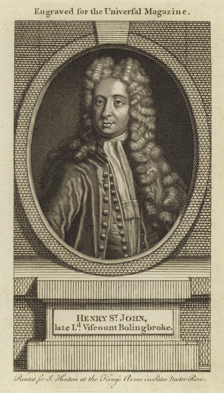 Henry St John, Wijlen Lord Viscount Bolingbroke door English School