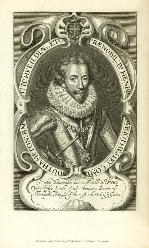 Henry Wriothsley, Graaf van Southampton door English School