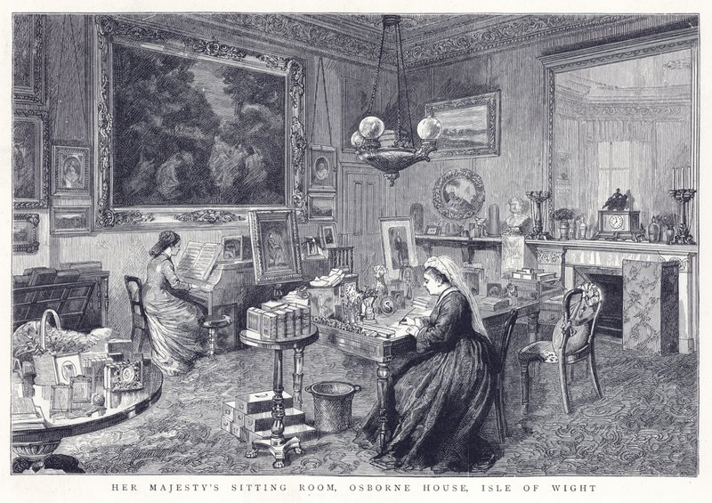 Hare Majesteits Zitkamer, Osborne House, Isle of Wight door English School