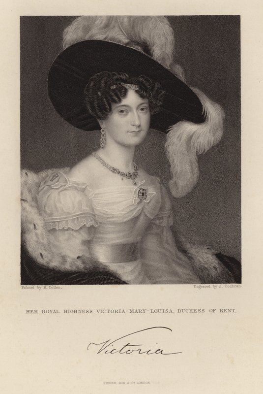 Hare Koninklijke Hoogheid Victoria Mary Louisa door English School