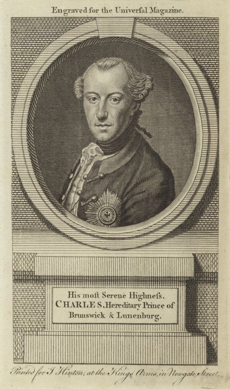 Zijne Doorluchtige Hoogheid, Charles, Erfprins van Brunswick & Lunenburg door English School