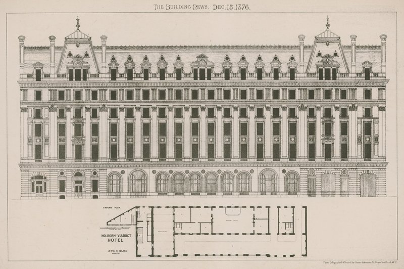 Holborn Viaduct Hotel, Londen door English School