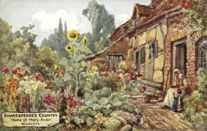 Huis van Mary Arden, Wilmcote, Warwickshire door English School