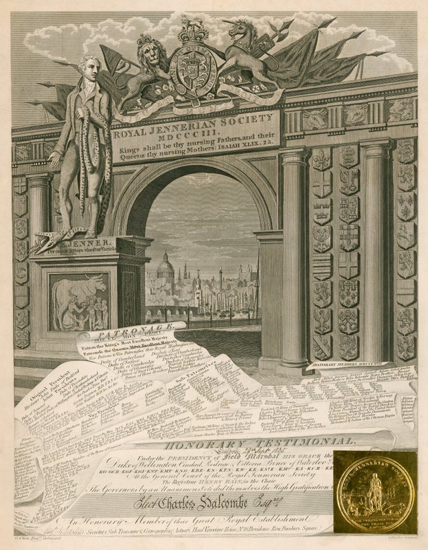 Erelidmaatschap van de Royal Jennerian Society door English School