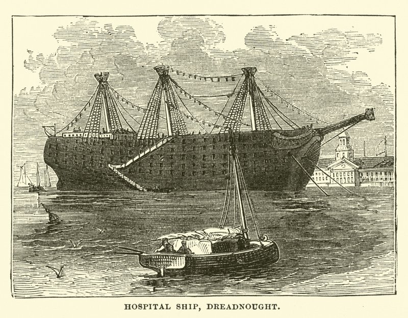 Hospitaalschip, Dreadnought door English School