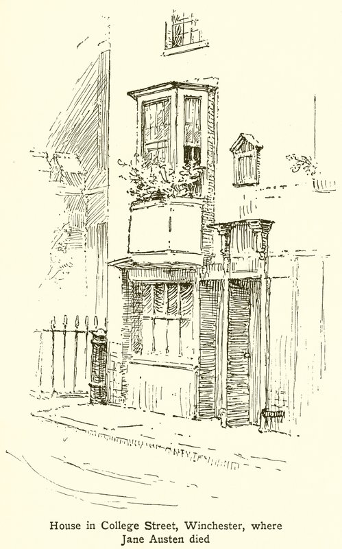 Huis in College Street, Winchester, waar Jane Austen stierf door English School