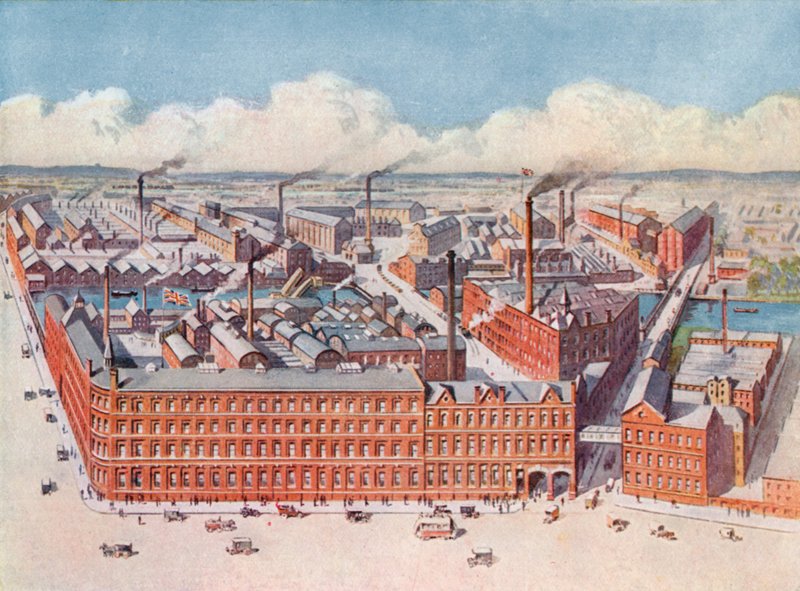 Huntley & Palmers Biscuitfabriek, Reading, Engeland door English School