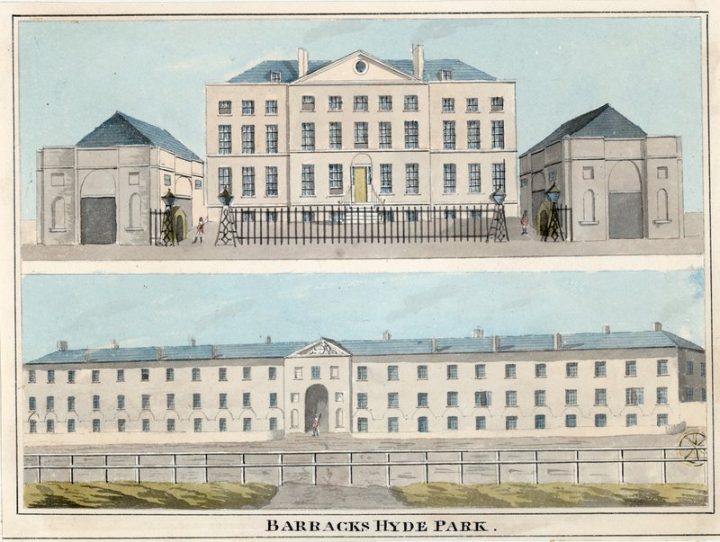 Hyde Park Kazerne, Londen door English School
