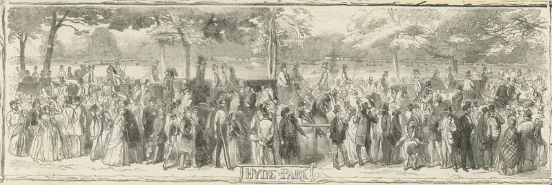 Hyde Park, Londen door English School