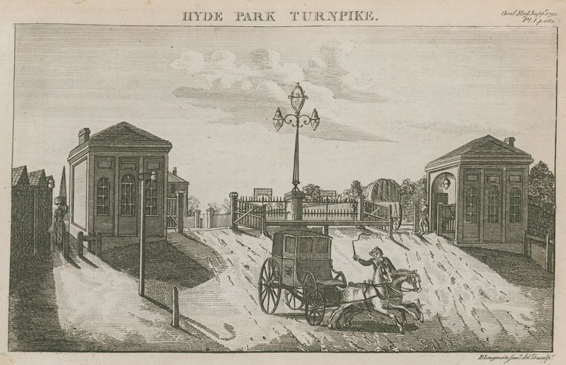 Hyde Park Tolweg, Hyde Park Corner, Londen door English School
