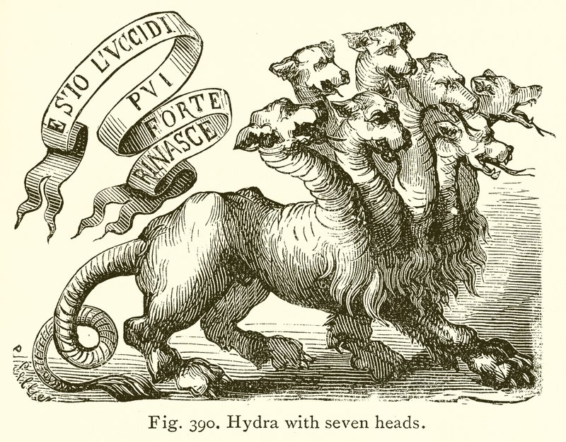 Hydra met zeven hoofden door English School