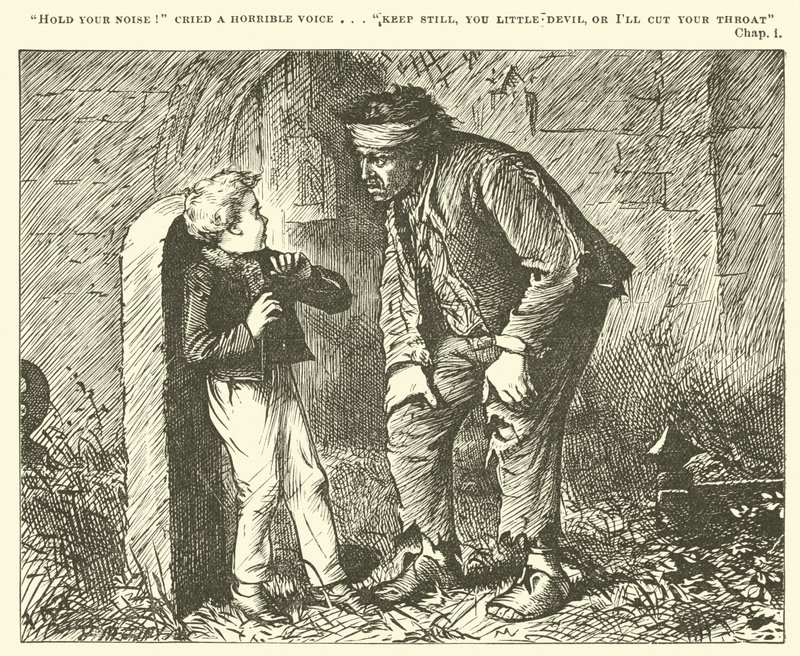Illustratie voor Great Expectations door English School