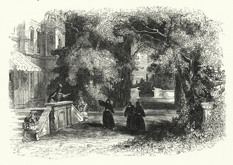 Illustratie voor Mozarts opera Don Giovanni (gravure) door English School