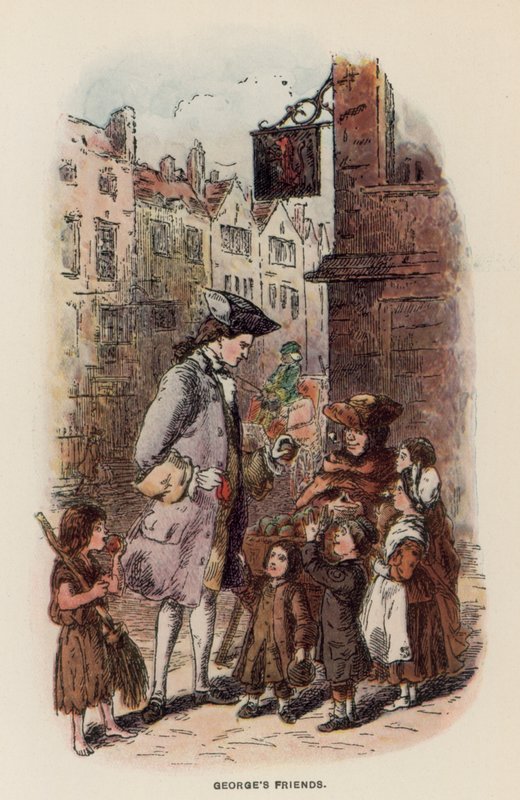Illustratie voor The Virginians door Thackeray door English School