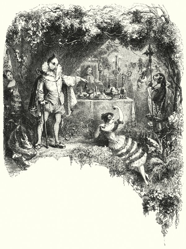 Illustratie voor het ballet, Le Diable boiteux, of De Duivel op Twee Stokken (gravure) door English School