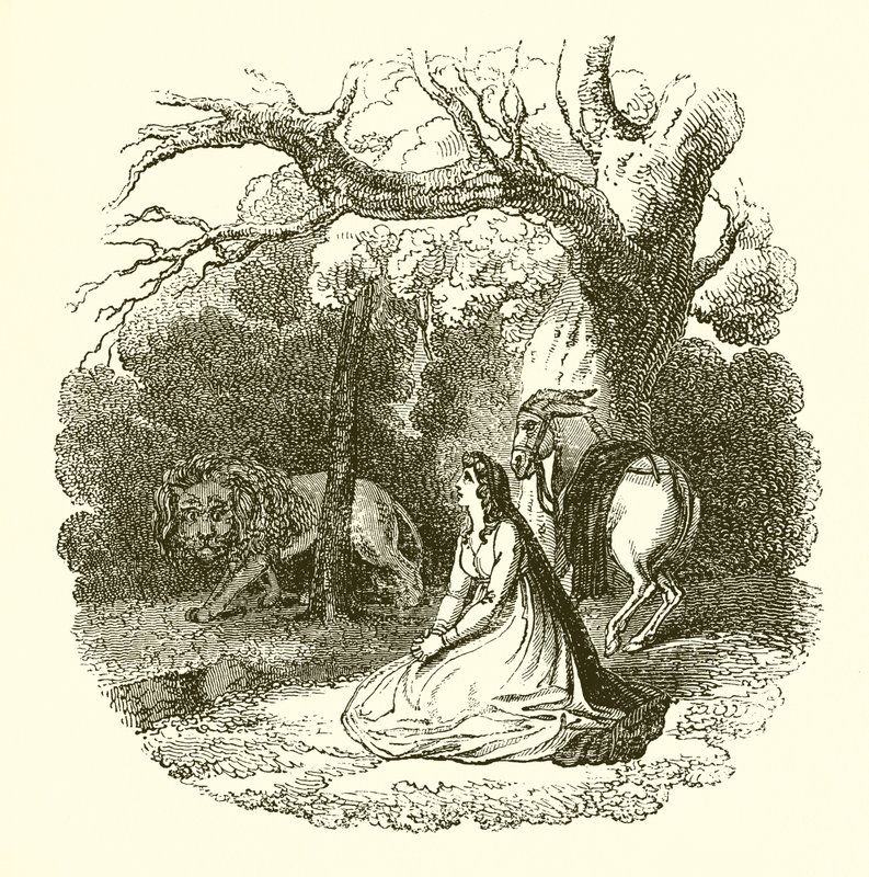 Illustratie van de Faery Queene door English School