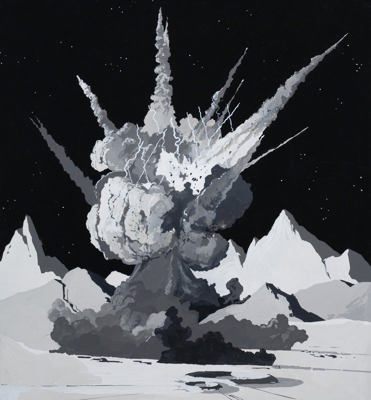 Illustratie bij verhaal van Arthur C. Clarke door English School