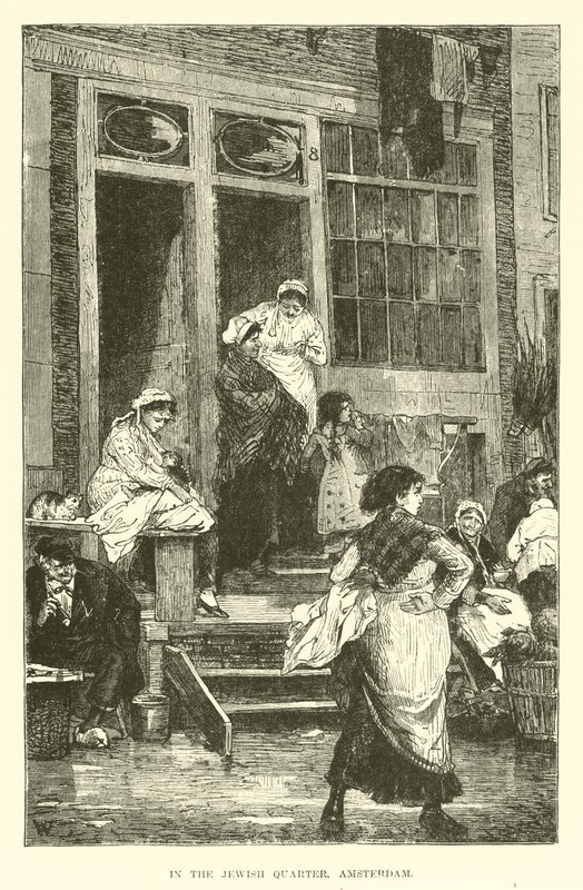 In de Joodse wijk, Amsterdam door English School