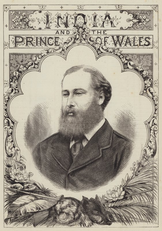 India en de prins van Wales door English School