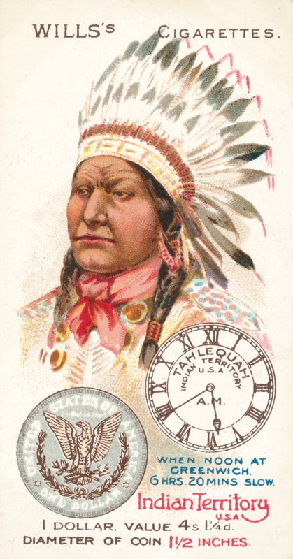 Indian Territory, VS, dollar (chromolitho) door English School