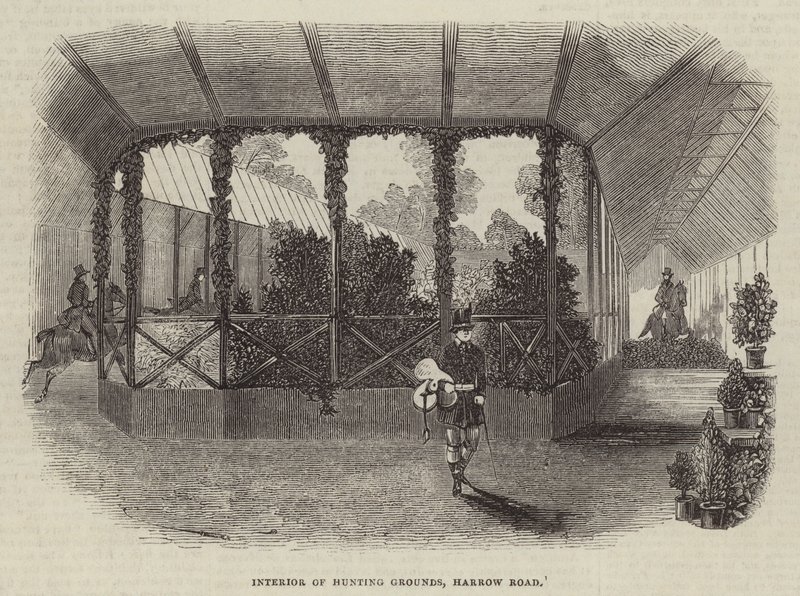 Interieur van Jachtgebieden, Harrow Road door English School