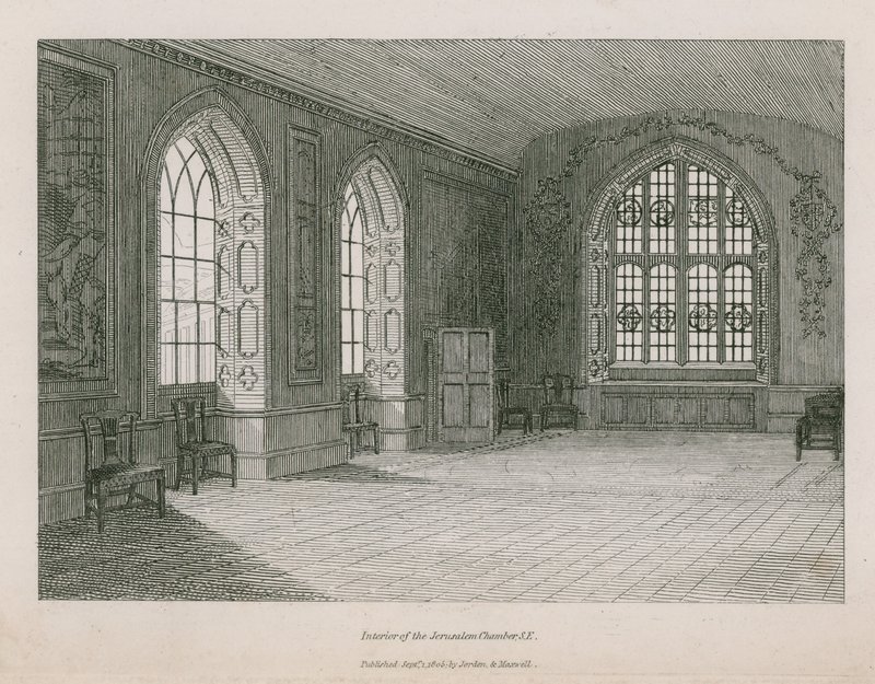 Interieur van de Jeruzalemkamer door English School