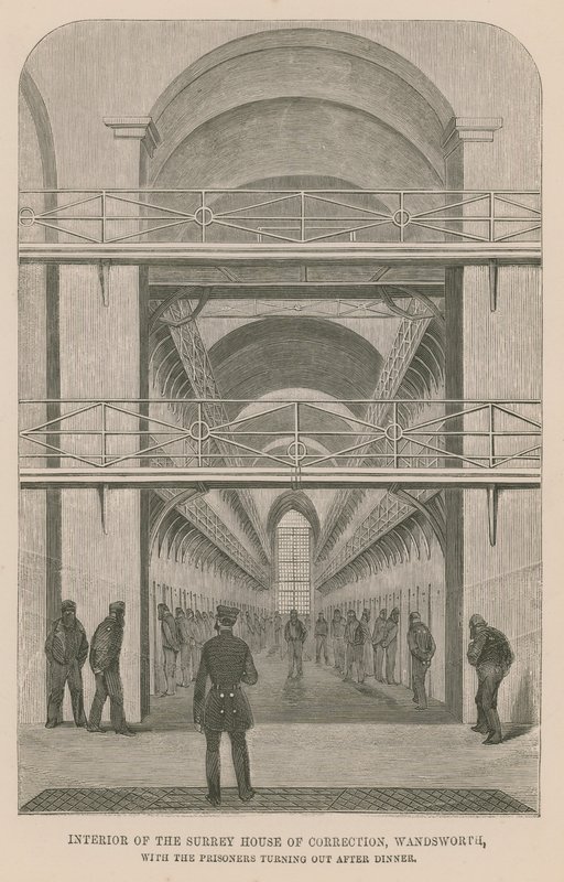 Interieur van het Surrey House of Correction door English School