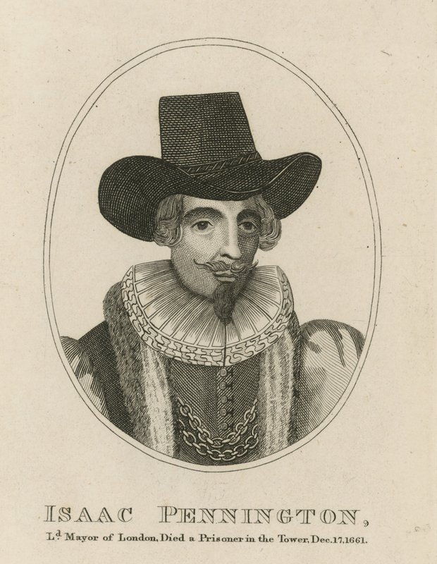 Isaac Pennington, Lord Mayor van Londen door English School