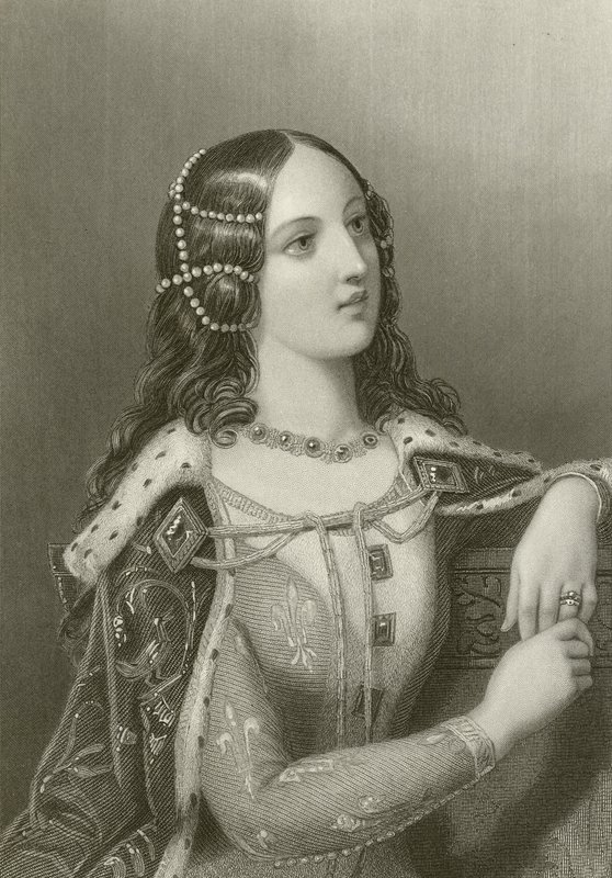 Isabella van Valois, tweede vrouw van koning Richard II door English School