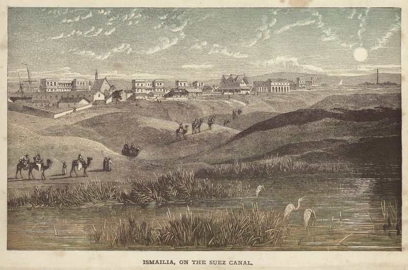 Ismailia, aan het Suezkanaal door English School