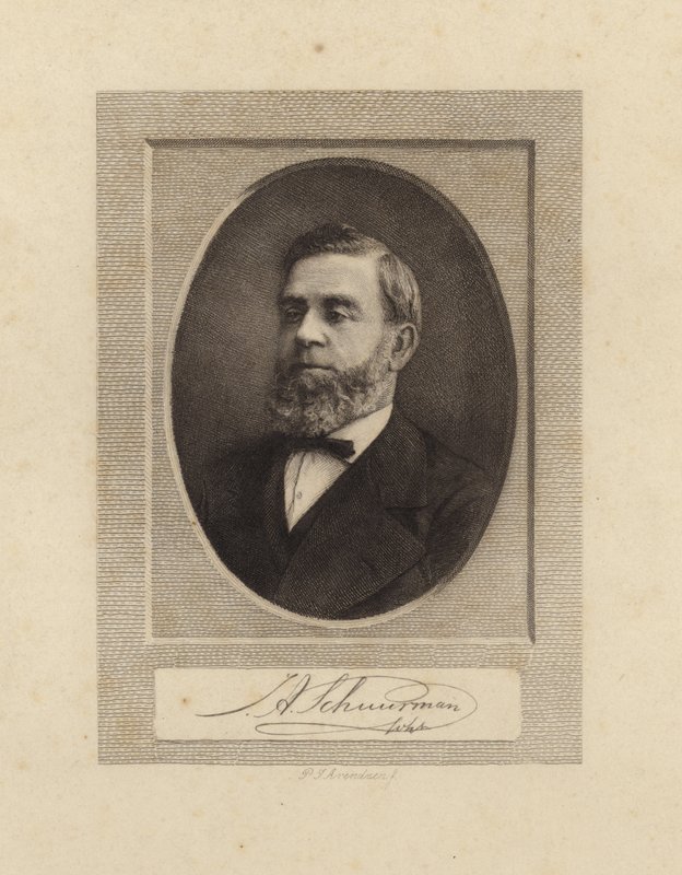 J A Schurman door English School