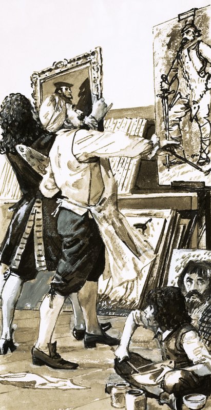Jacobus de Wet schilderij in Holyrod House door English School