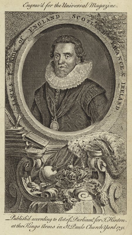 James I, Koning van Engeland, Schotland, Frankrijk en Ierland door English School