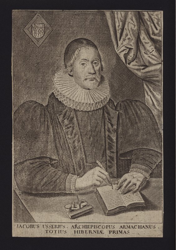 James Ussher, Ierse protestantse geestelijke (gravure) door English School