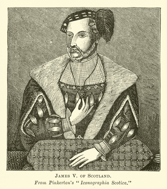 James V van Schotland door English School