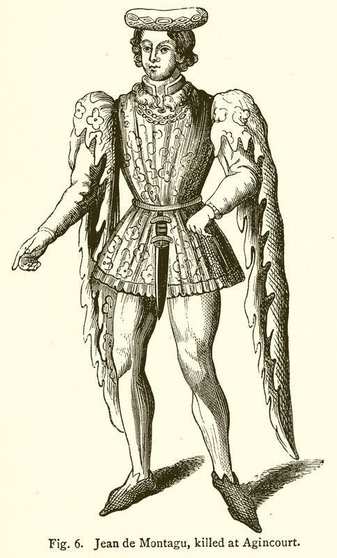 Jean de Montagu, Gedood bij Agincourt door English School