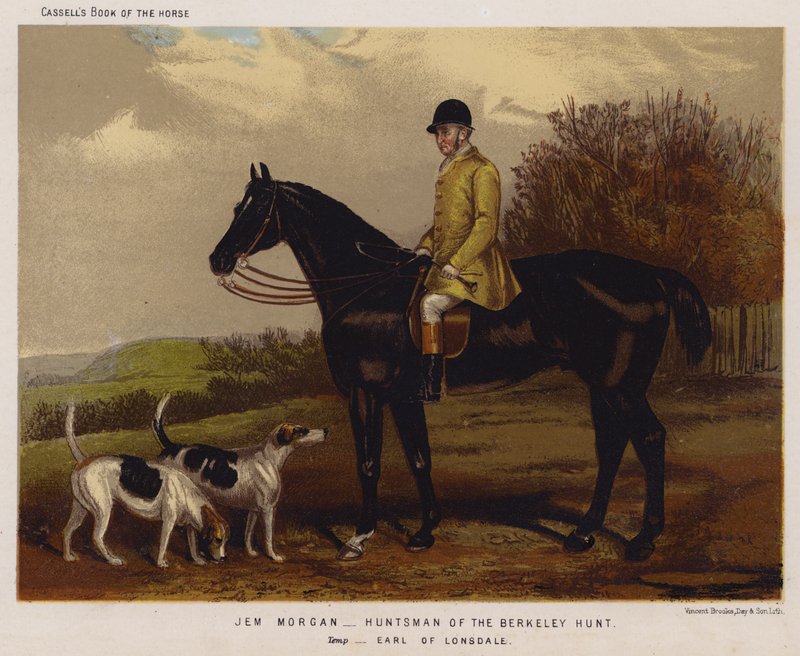 Jem Morgan, jager van de Berkeley Hunt, Temp, Graaf van Lonsdale door English School