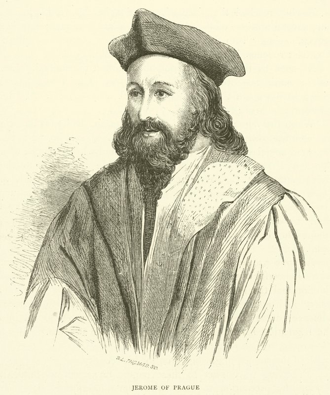 Hiëronymus van Praag (gravure) door English School