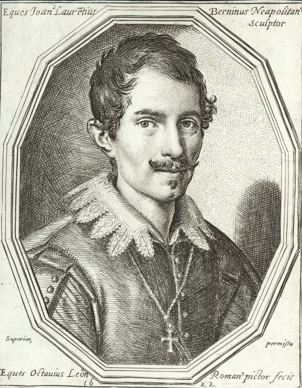 Johannes Laurentius Bernini, Napolitaanse beeldhouwer door English School