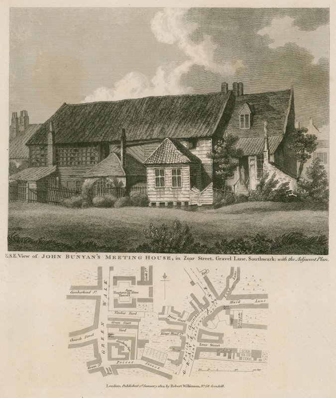 John Bunyans ontmoetingshuis, Zoar Street, Gravel Lane, Southwark door English School