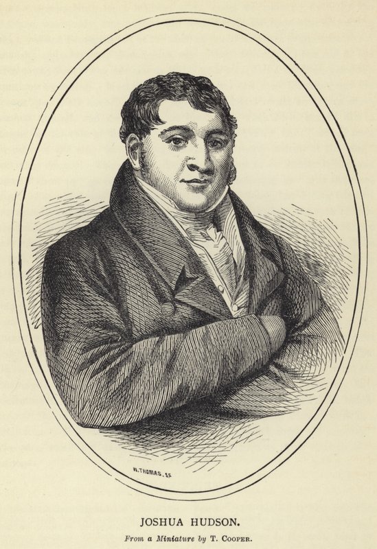 Joshua Hudson, van een miniatuur door T Cooper door English School