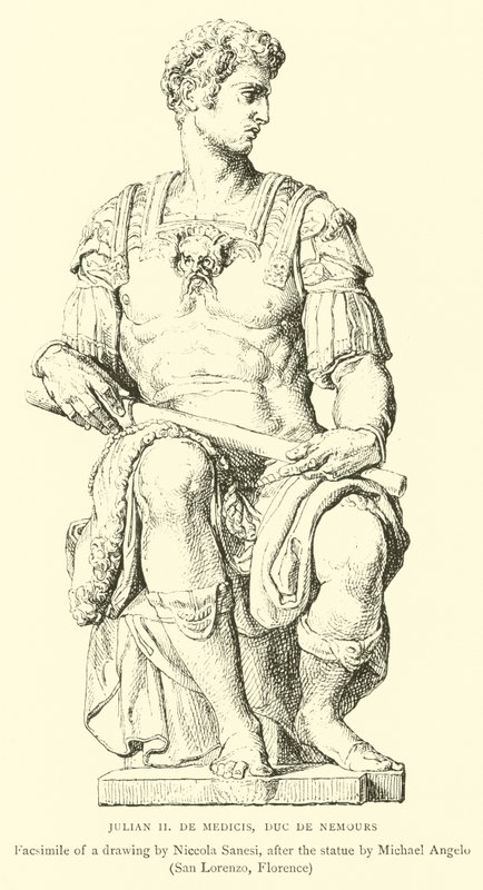 Julian II, De Medici, Hertog van Nemours door English School