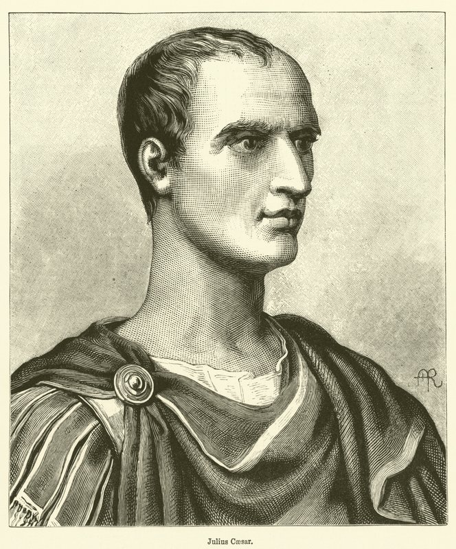 Julius Caesar (gravure) door English School