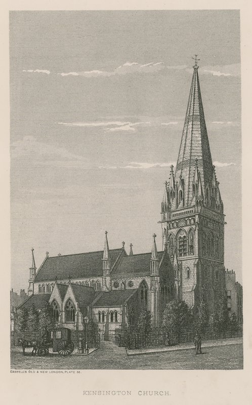 Kensington Kerk, Londen door English School