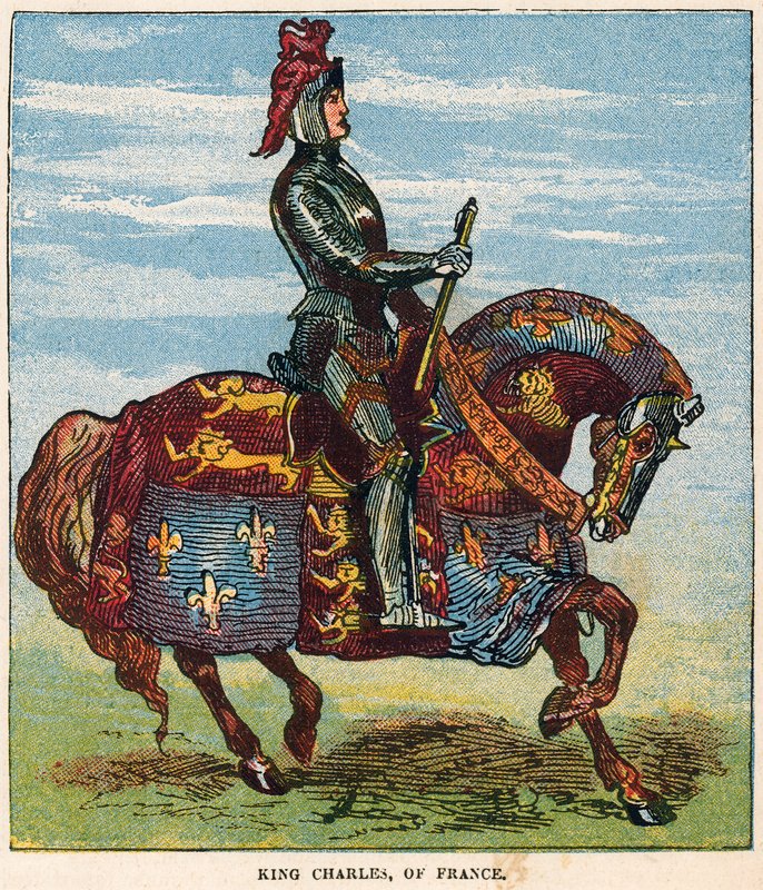 Koning Karel van Frankrijk door English School